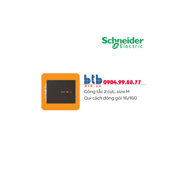 Schneider – Công tắc 2 cực 20A size M