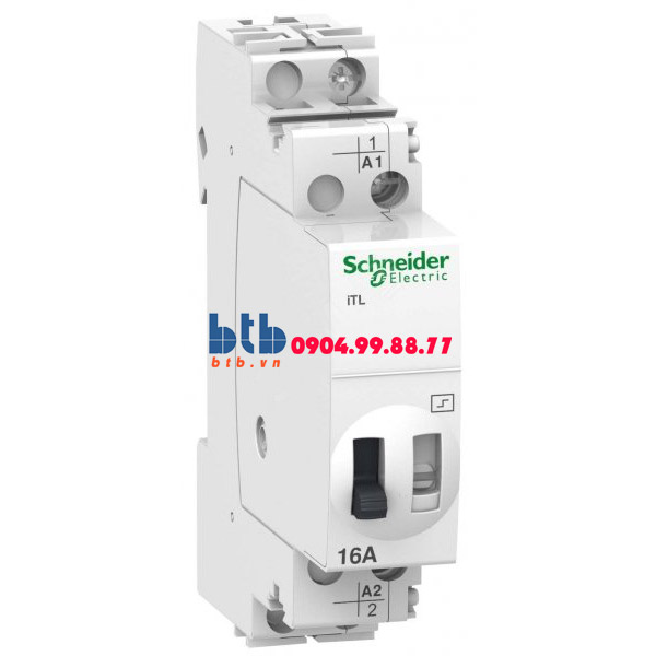 Schneider – Rờ-le Acti9 điều khiển bằng tín hiệu xung, iTL, ON-OFF switch 1NO 16A