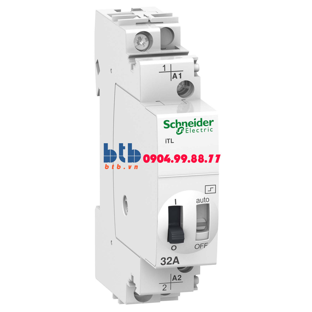 Schneider – Rờ-le Acti9 điều khiển bằng tín hiệu xung, iTL, ON-OFF switch 1NO 32A