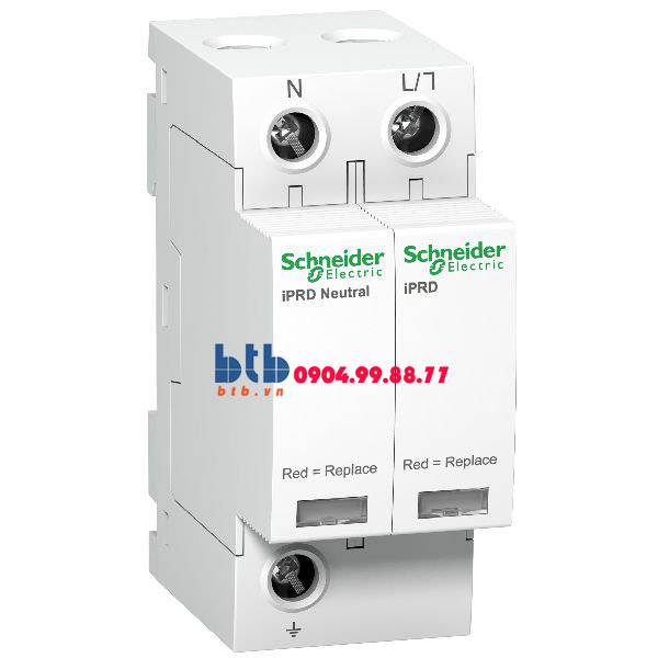 Schneider – Thiết bị chống sét lan truyền Acti 9-iPRD, loại 2, 1P+N, 230V, Draw-out 20kA