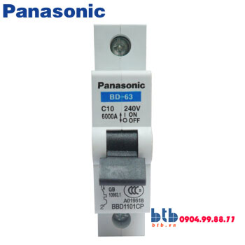 Panasonic Cầu dao tự động 1P 10 6kA