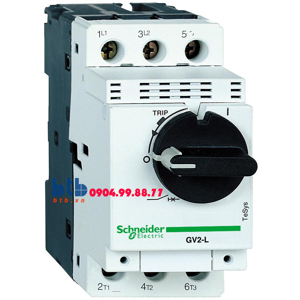 Schneider – CB Bảo vệ động cơ loại từ GV2L 0.12;0.18