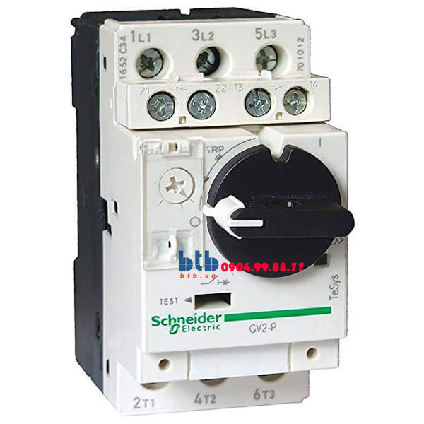 Schneider – CB Bảo vệ động cơ loại từ nhiệt GV2P