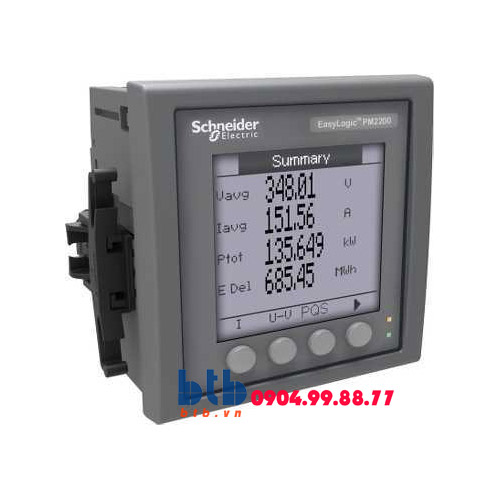 Schneider – Đồng hồ kỹ thuật số PM200 0.5% Modbus 2
