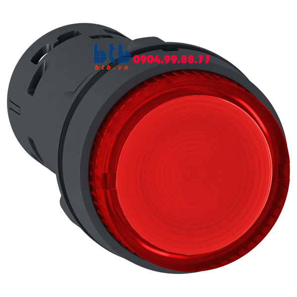 Schneider – Nút nhấn có đèn LED điện áp 230Vac N/C màu đỏ